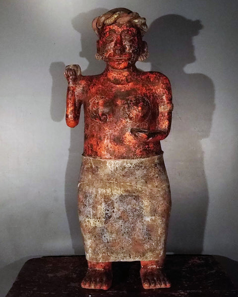 20th c. Precolumbian Copy of a Standing Female