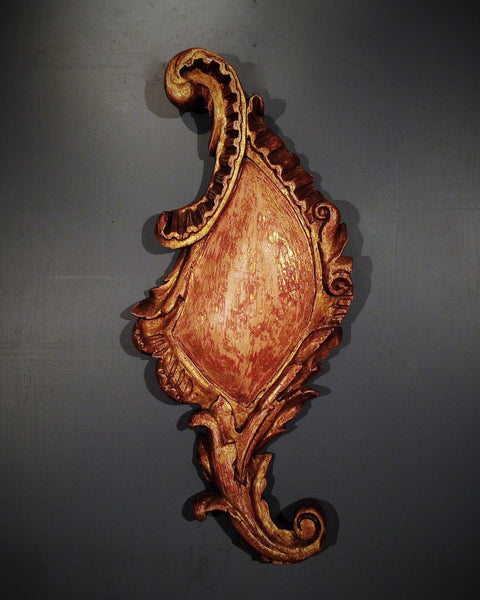 Colonial Revival Gold Leafed Sconce from Mexico