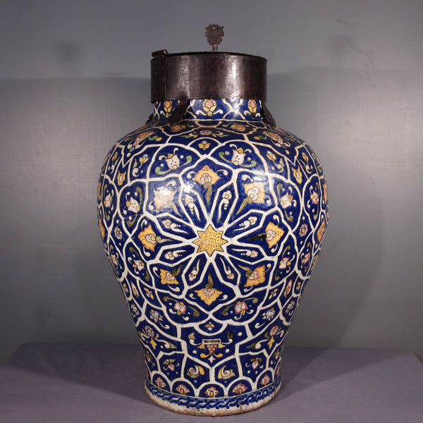 Talavera Star  Chocalatera Jar from Mexico