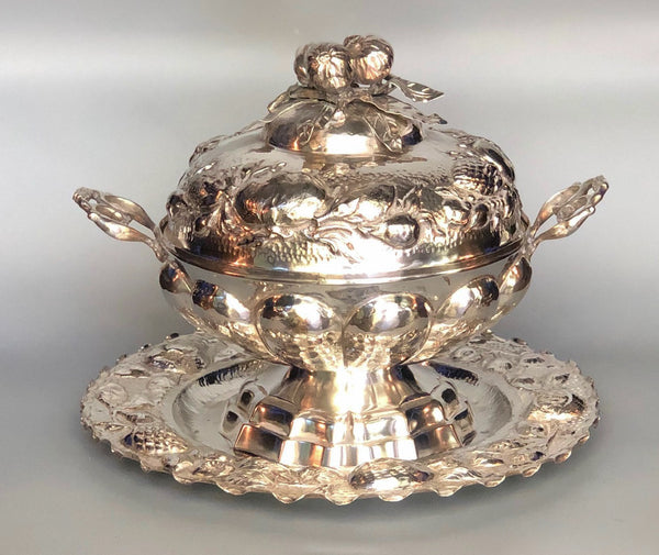 Alpaca Silver “Coquera” Tea Leaf Container