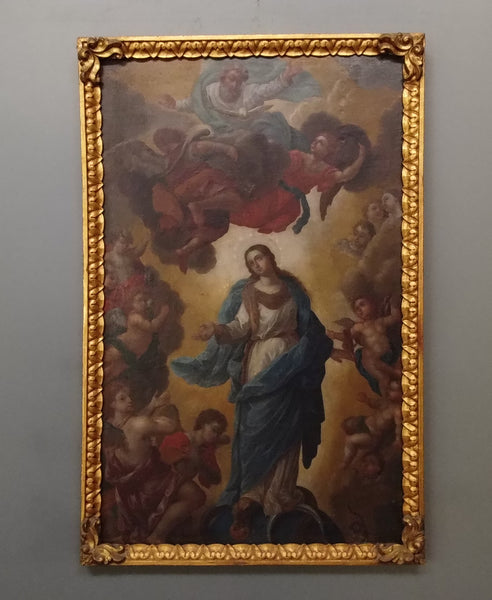 Ascensión de la Virgin. The Ascension Painting.
