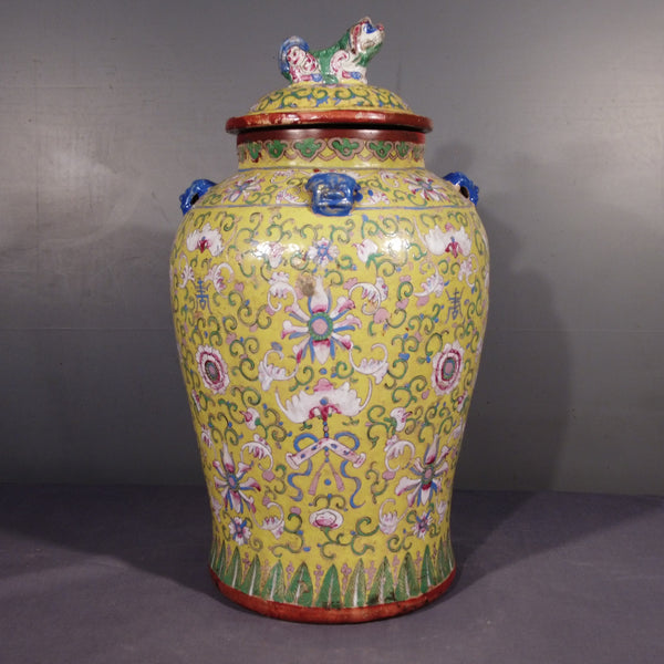 Chinesco Style Glazed Jar from the Philippines