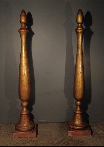 Pair of Colonial Revival Finials from Mexico