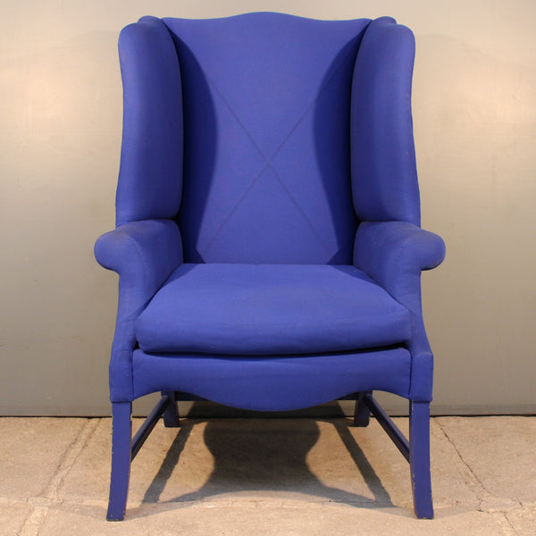 Overscaled Wing Back Chair