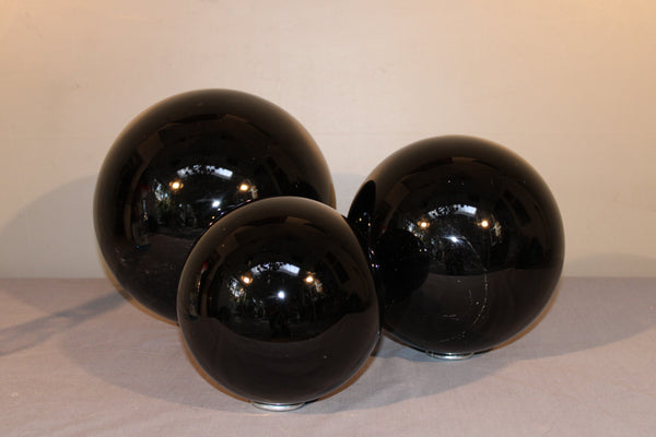 Three Obsidian Spheres