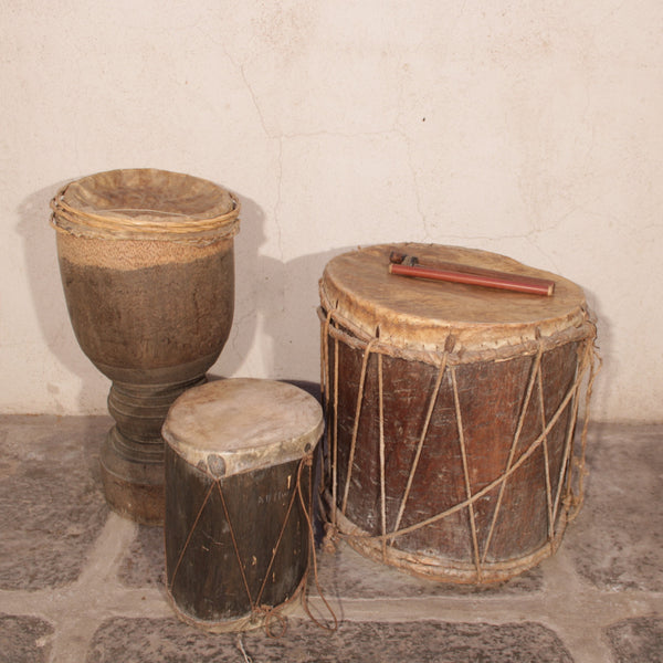 Tribal Drums from Indonesia and Guatemala