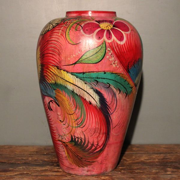 Painted Tonala, Mexico Vase