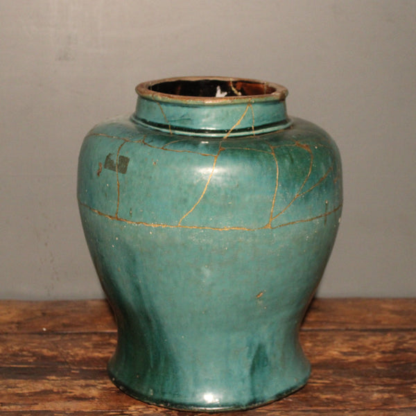 Green Jar from Indonesia