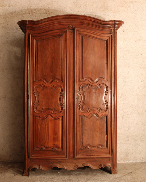 French Armoire. Very large with traditional panels.