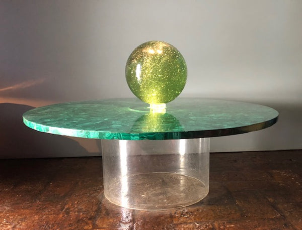 Green Glass Sphere