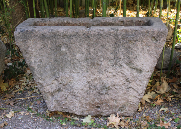 Trapezoidal Shape Antique Stone Planter